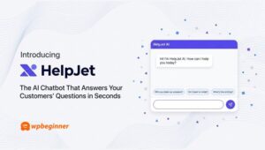 Read more about the article Introducing HelpJet: The AI Chatbot That Answers Your Customers’ Questions in Seconds
