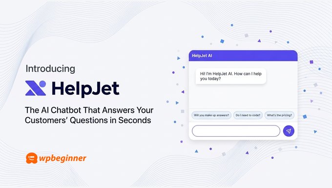 Read more about the article Introducing HelpJet: The AI Chatbot That Answers Your Customers’ Questions in Seconds